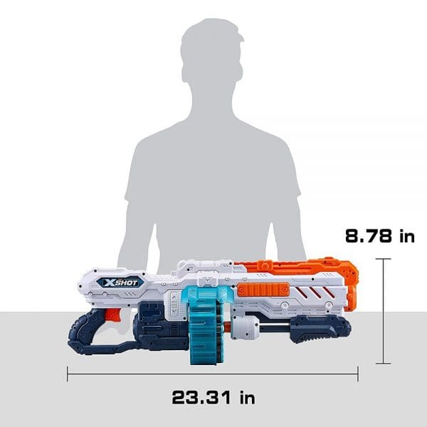 X-Shot Excel strojnica dimenzije