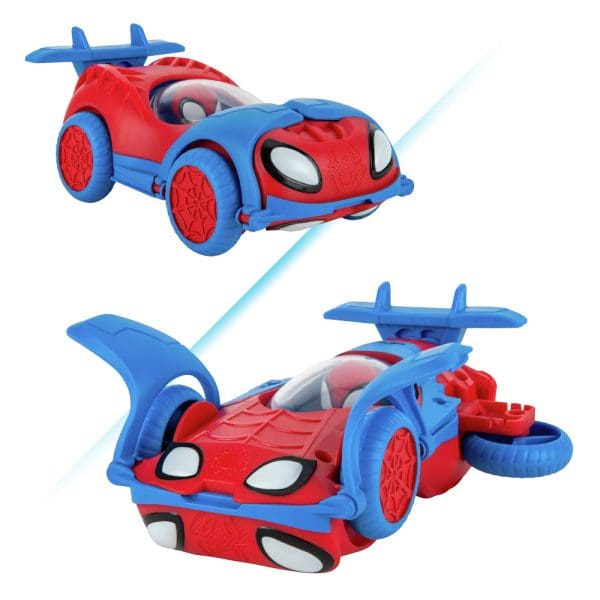 Igračka Spiderman Spidey Flip and Jet transformirajuće vozilo