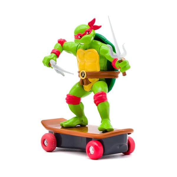 TMNT Ninja kornjače figura sa skateboardom na potez Raphael