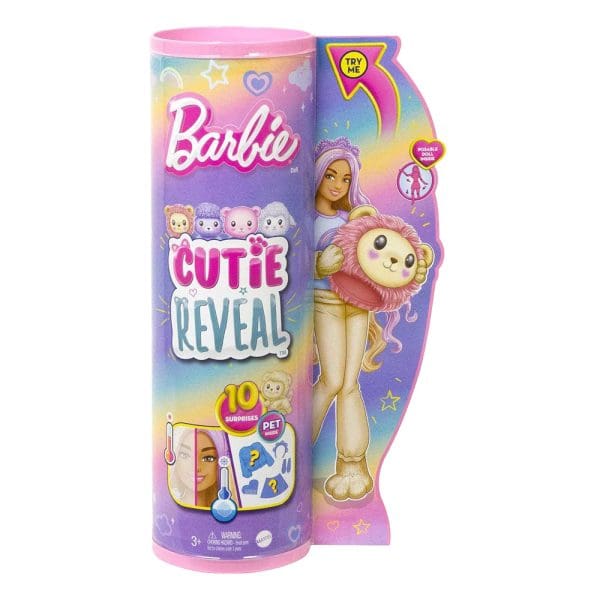 Lutka Barbie u životinjskom kostimu Cutie Reveal Lav