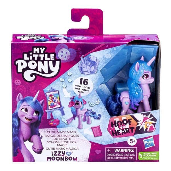 Dječja igračka My Little Pony figurica s dodacima za ukrašavanje Cutie Mark Magic Izzy Moonbow