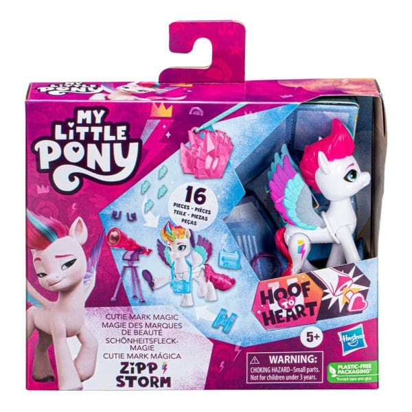 Dječja igračka My Little Pony figurica s dodacima za ukrašavanje Cutie Mark Magic Zipp Storm