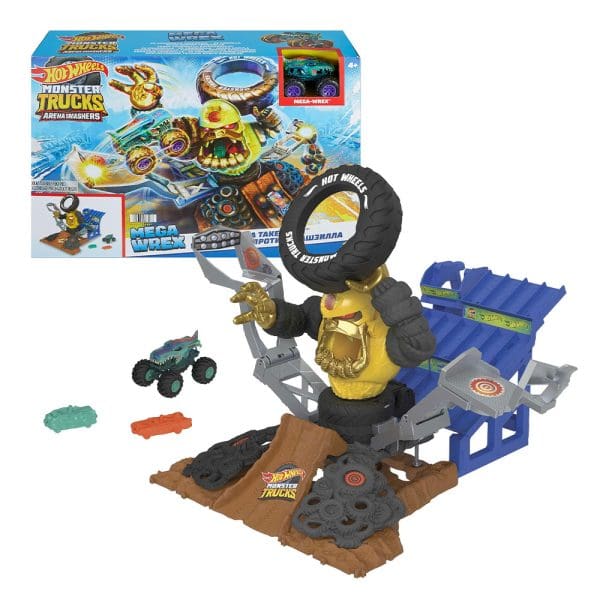 Hot Wheels Monster Trucks Mega Wrex protiv Crushzille