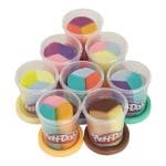 Kreativni set s 8 trobojnih plastelina Play-Doh Frizerski salon Crazy Cuts