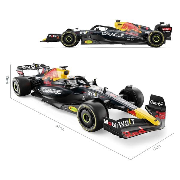 RC Rastar F1 Red Bull RB18 formula na daljinsko upravljanje 1:12 Dimenzije